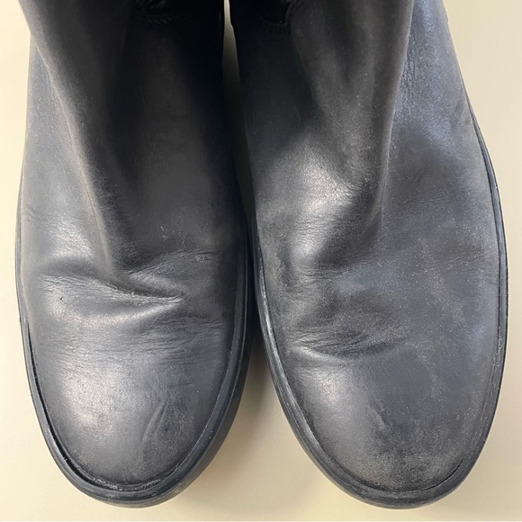 MONCLER Nimble Puffer Down Wedge Knee High Black Boots Snow Women’s Size 40/US 9 - Picture 12 of 16